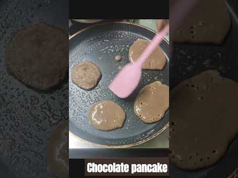 chocolate pancake 🥞#YouTube shorts #shorts video #test of homemade #pancake #cooking channel