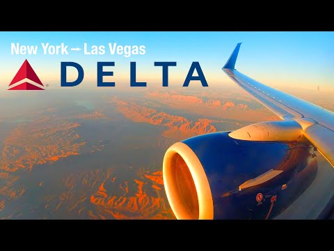 Delta Airlines🇺🇸Economy Class【New York→Las Vegas】