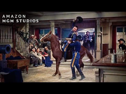 THE HORSE SOLDIERS (1959) | Skirmish at the Bar | MGM