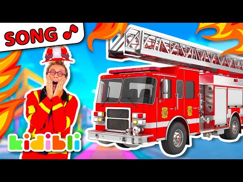 Call the Firefighters! | Fire Trucks Song for Kids | Kidibli