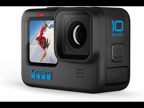 GoPro HERO10 Black   Waterproof Action Camera with Front LCD and Touch Rear Screens, 5 3K60 Ultra HD