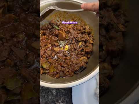 Today’s lunch Rice,mutton curry and paruppu and spinach curry #gowriruban 😋😋