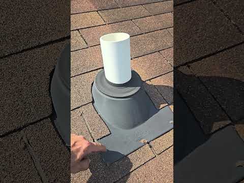 Roof pipe flashing.