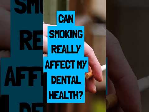 Does smoking really affect dental health? #oralhealth #dentalhealth #oralhygienetips #dentalhygiene