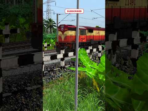 Train Simulator । Parcel Van Crossing in Railway Gate । Train Video #shorts #train #trainsimulator