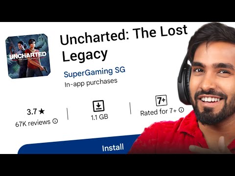 I FOUND UNCHARTED : THE LOST LEGACY ON PLAYSTORE !!!