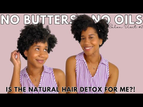 Follow up Visit to Natural Hair Salon with a Cut It Kinky Stylist | No Oils & Butters Hair Detox