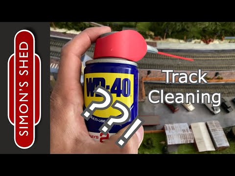 Track cleaning for model railways