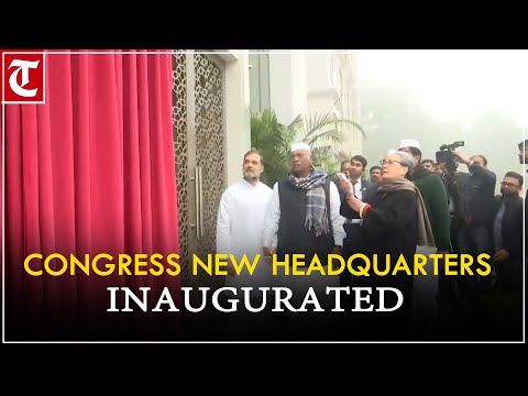 Sonia Gandhi inaugurates Cong's new Kotla Road headquarters