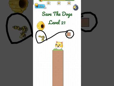 The Bee Controller! Save The Doge Level 21. #savethedoge #gameplay #shorts #videos