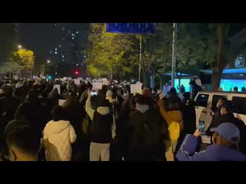 [중국 시위] 제로 코로나 방역에 항의하는 중국 시민들 Protests in China