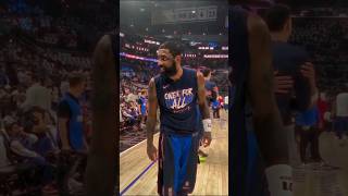 Kyrie Irving Bonding With His Son Before Game ❤️