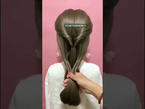 Easy & Quick low Ponytail Hairstyle❤|| Beautiful Hairstyle For Girl✨❤||Cute Hairstyle For Girls❤|| ✨