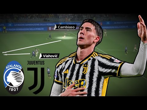 HOW TO BREAK A MAN ORIENTED PRESS? | VLAHOVIC GOAL JUVENTUS VS ATALANTA'S MAN MARKING