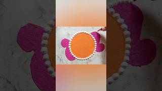 Navratri 1st day devi Rangoli Design #shorts #youtubeshorts #viral #rangoli #trending #subscribe