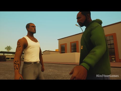 GTA San Andreas Definitive Edition Classic Lighting Walkthrough Part 1 [4K60FPS]