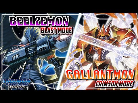 Digimon Card Game : Beelzemon Blast Mode VS Gallantmon Crimson Mode [EX-02]