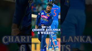 Highest Wickets Taker in India vs Sri Lanka ODI Series #cricket #indvsl #mostwickets