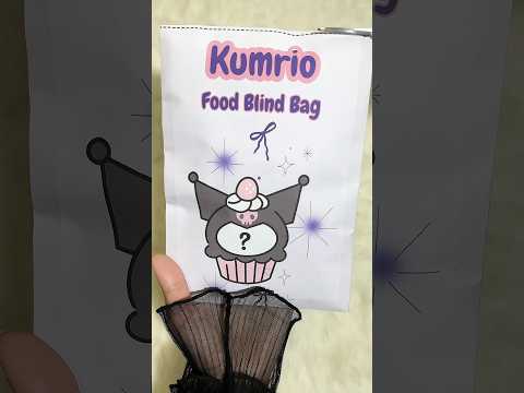 Kuromi Food 💜 Blind Bag #blindbag #asmr #squishy #unboxing #sanrio #kuromi #craft #food