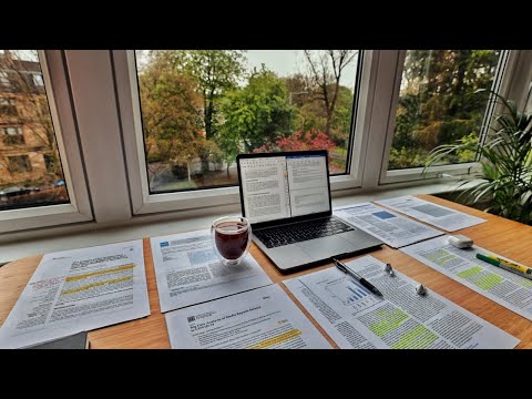 6 HOUR STUDY WITH ME⎢ Background noise, 10 min Break, No music, Study with Merve