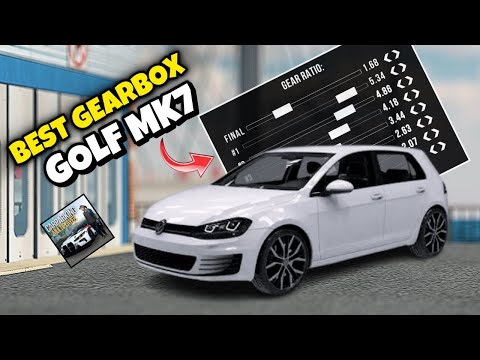 GOLF MK7 BEST GEARBOX SETUP 1695 HP 7 SEC IN CAR PARKING MULTIPLAYER