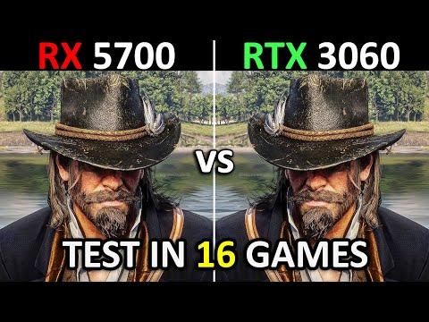 RX 5700 vs RTX 3060 12GB | Test in 16 Games at 1080p | Late 2024