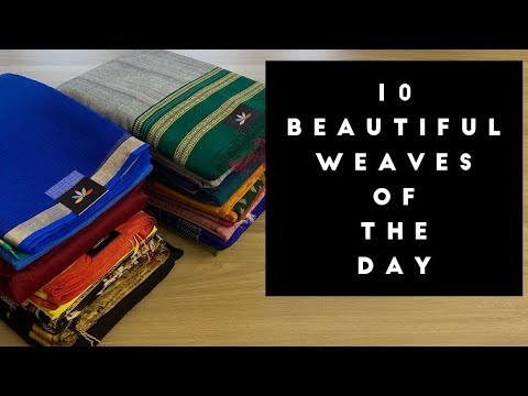 Detailed Daylight Video - 10 Unique Weaves of the Day | Shop on www.fabk.in