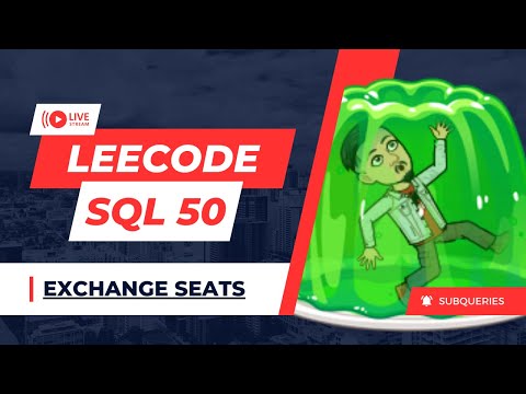 626  Exchange Seats | LEETCODE SQL 50 | INTERVIEW SQL QUESTION