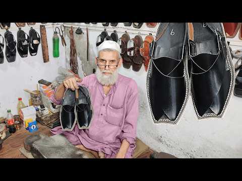 Crafting Affordable Embossed Cordovan Leather Shoes & Peshawari Chappals with Simple Tools!