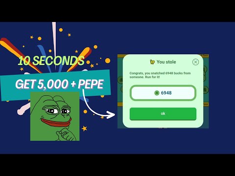 10S Got 5,000+ Pepe Tokens? Easy & Fast!