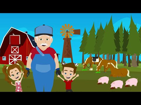 Old MacDonald Had a Farm 🐄🎵 | Fun Kids Songs & Nursery Rhymes & Cartoons