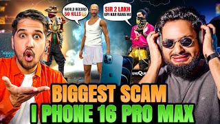 V Badge Streamer Scam 16 Pro Max 😱 Angry Youtuber Challenge Me For आजा 1 Vs 4 Live में !!😤