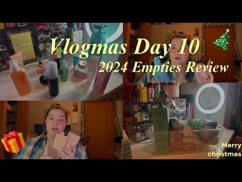 2024 Empties Review | Vlogmas Day 10