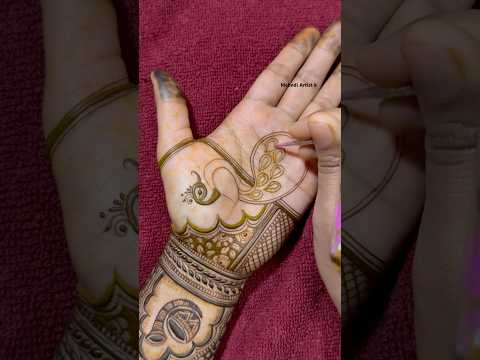 #shorts step by step bridal mehndi design 2025