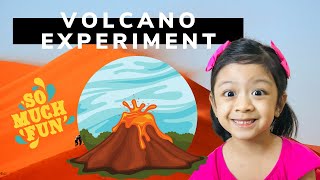 #VolcanoExperiment for Kids with Vinegar and Baking Soda | #Science