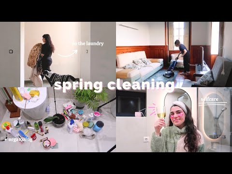 SPRING CLEANING + ORGANIZING 🌸 (deep cleaning 2024) 🧼