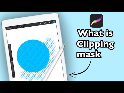 How to use CLIPPING MASK in procreate