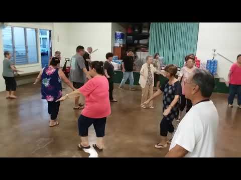 Bon Dance in Hawaii "Hokkai yosare" ハワイで盆ダンス「北海よされ」