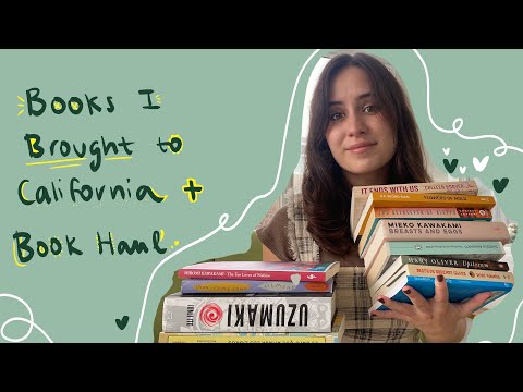 Books I Brought to California + Book Haul