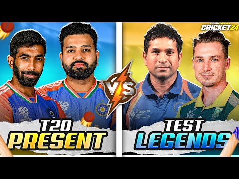 ROHIT XI 🆚 PONTING XI: Last Ball Thriller⚡Cricket 24