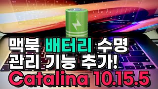 맥북 배터리 수명 늘어난다! 새로운 배터리 충전 관리 기능이 포함된 macOS Catalina 10.15.5 변화점 그리고 업데이트 다운로드 속도 올리기