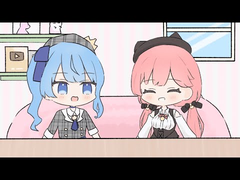 【手描き】すいちゃんは今日も小さい【星街すいせい/さくらみこ/白銀ノエル/ホロライブ/切り抜き漫画】