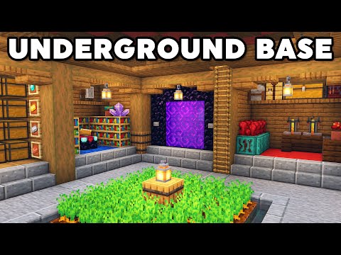 Minecraft Ultimate Underground Base Tutorial [How to Build]