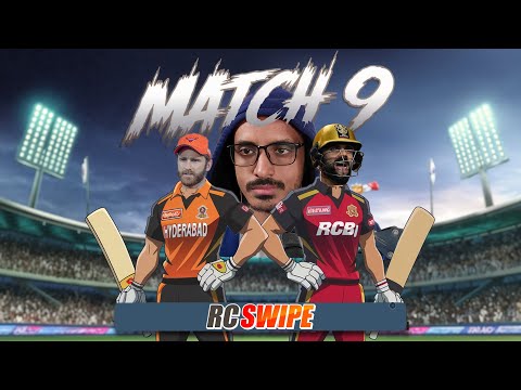 SRH vs RCB - Sunrisers Hyderabad vs Royal Challengers Bangalore RCPL 24 Real Cricket Swipe - Live