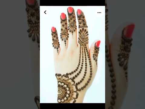 New Beautiful and easy Mahndi Design #Mahndi Design #fashion #easymahendi