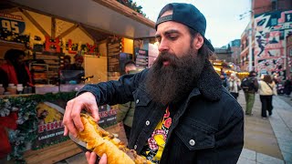 I TRIED TO EAT AT EVERY STALL AT A CHRISTMAS MARKET...£1000 IF I DON'T! | BeardMeatsFood