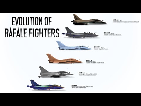 Evolution of Rafale Fighters (From Rafale A to Rafale R)