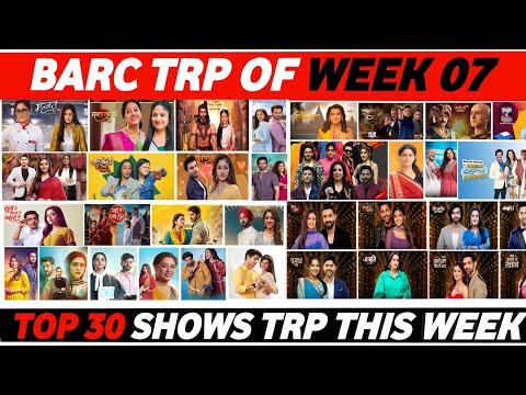 Barc Trp of the Week 07 (2025) :TOP 30 Shows of the week:  Jaadu Teri Nazar, Kumkum Bhagya, Mannat