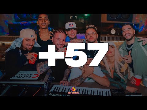 KAROL G, Feid, DFZM - +57 ft. Ovy On The Drums, J Balvin, Maluma, Ryan Castro, Blessd