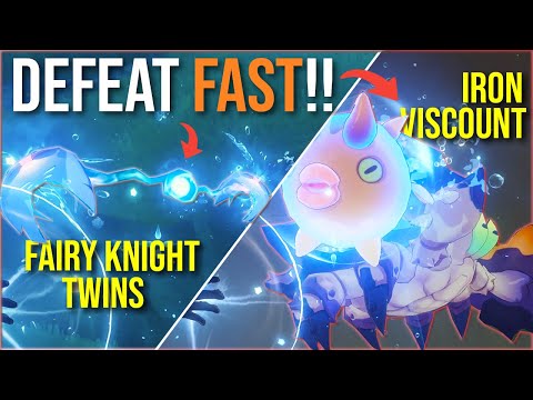 How to DEFEAT Underwater Enemies FAST (Fairy Knight Twins, Iron Viscount) | Genshin Impact